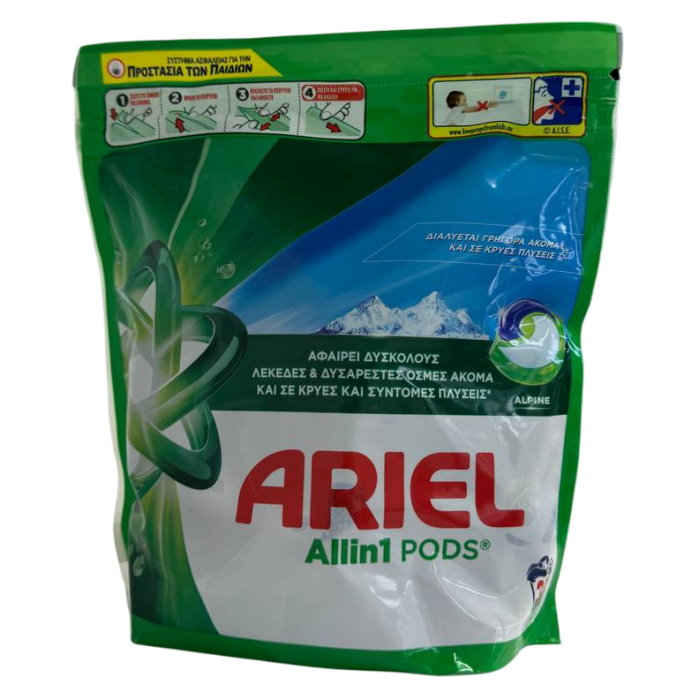 Капсулы для стирки ARIEL Pods+ All-in-1 горный источник, 38 шт  - 